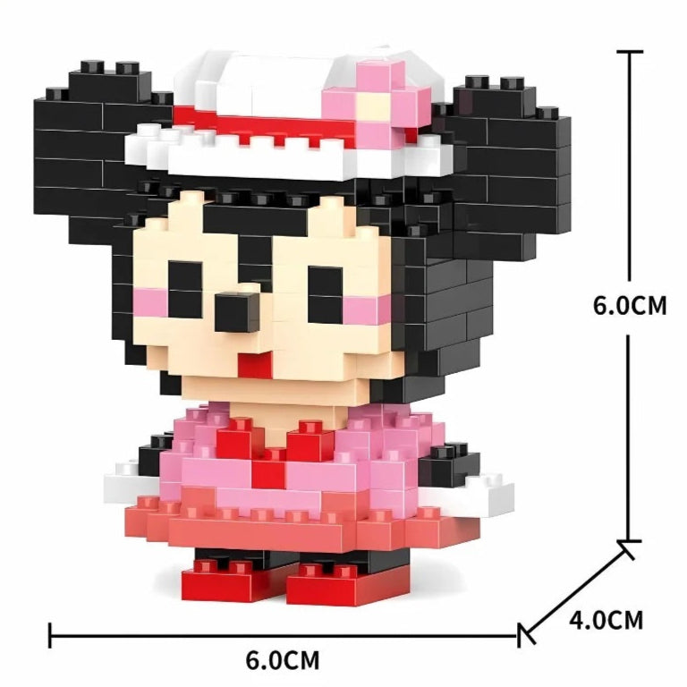 Minnie Mouse LEGO Bricks Seti (DIY – Kendin Yap)