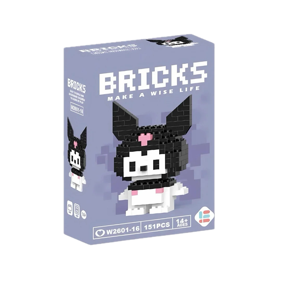 Kuromi Bricks Seti (DIY – Kendin Yap)