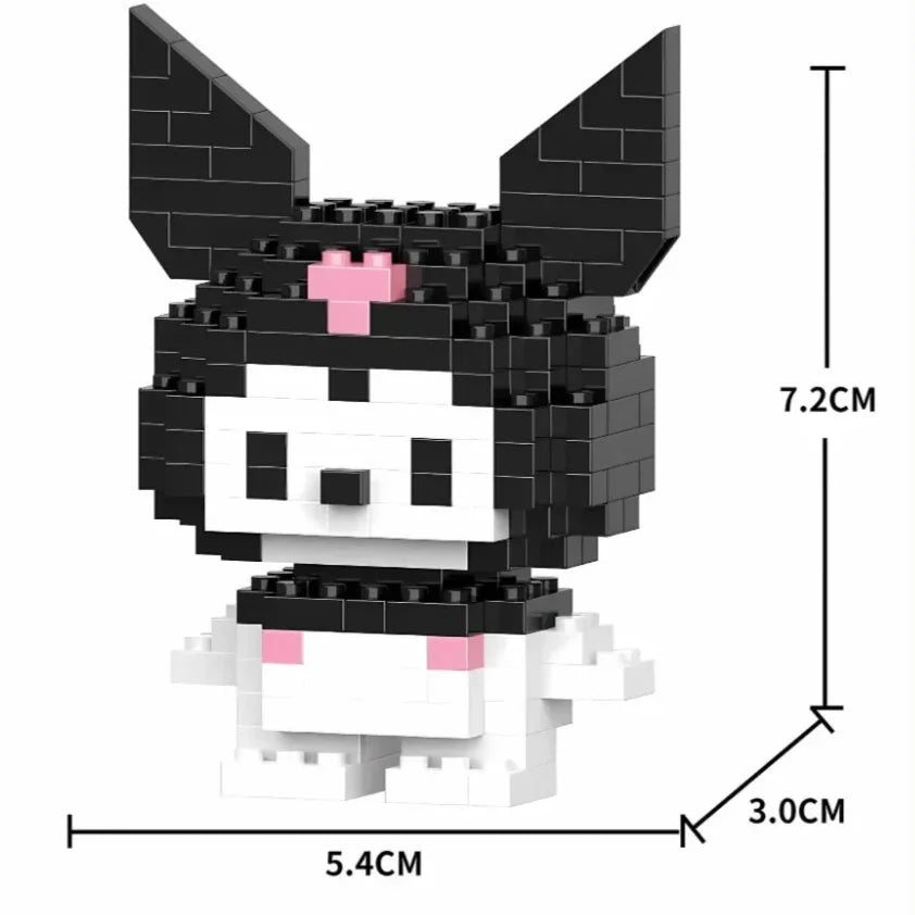 Kuromi Bricks Seti (DIY – Kendin Yap)