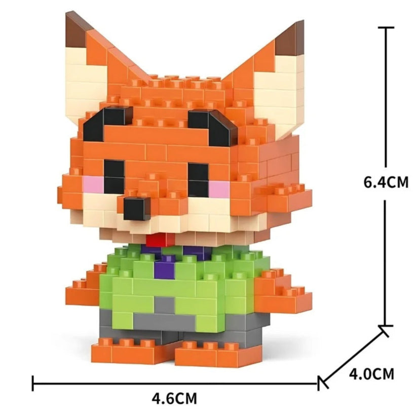 Nick Wilde LEGO Bricks Seti (DIY – Kendin Yap)