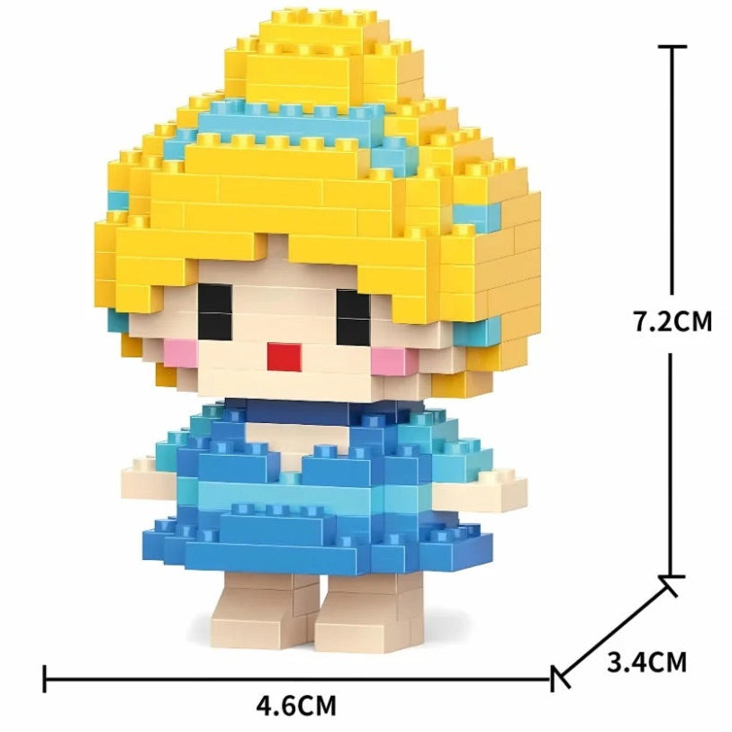 Cinderella Bricks Seti (DIY – Kendin Yap)