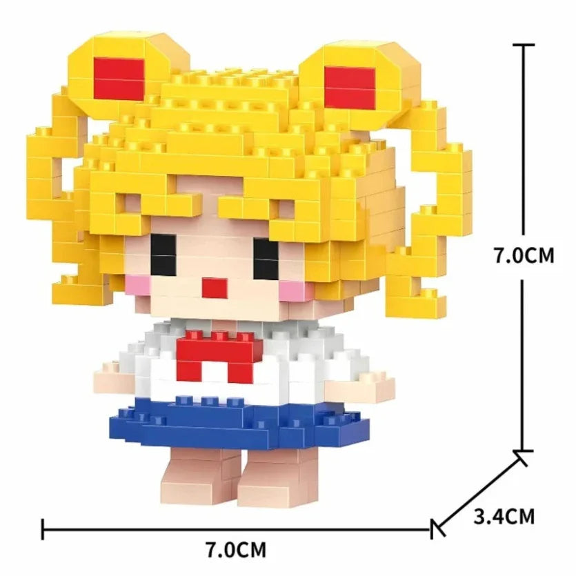 Usagi Tsukino Bricks Seti (DIY – Kendin Yap)