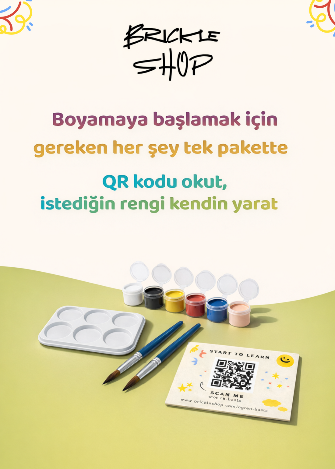Kendi MiniMe'ni Tasarla - 3D Figür Boyama Seti