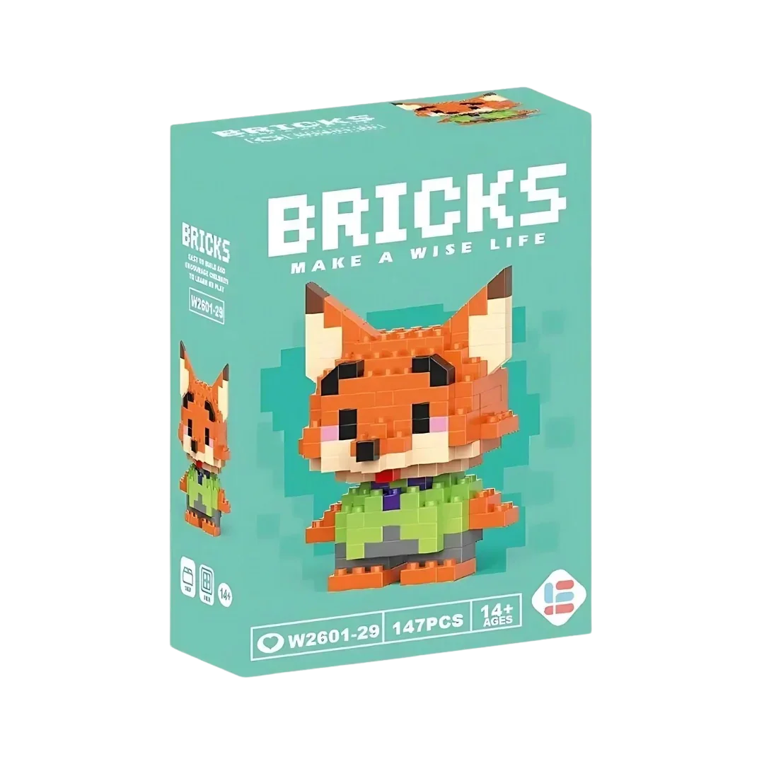 Nick Wilde LEGO Bricks Seti (DIY – Kendin Yap)