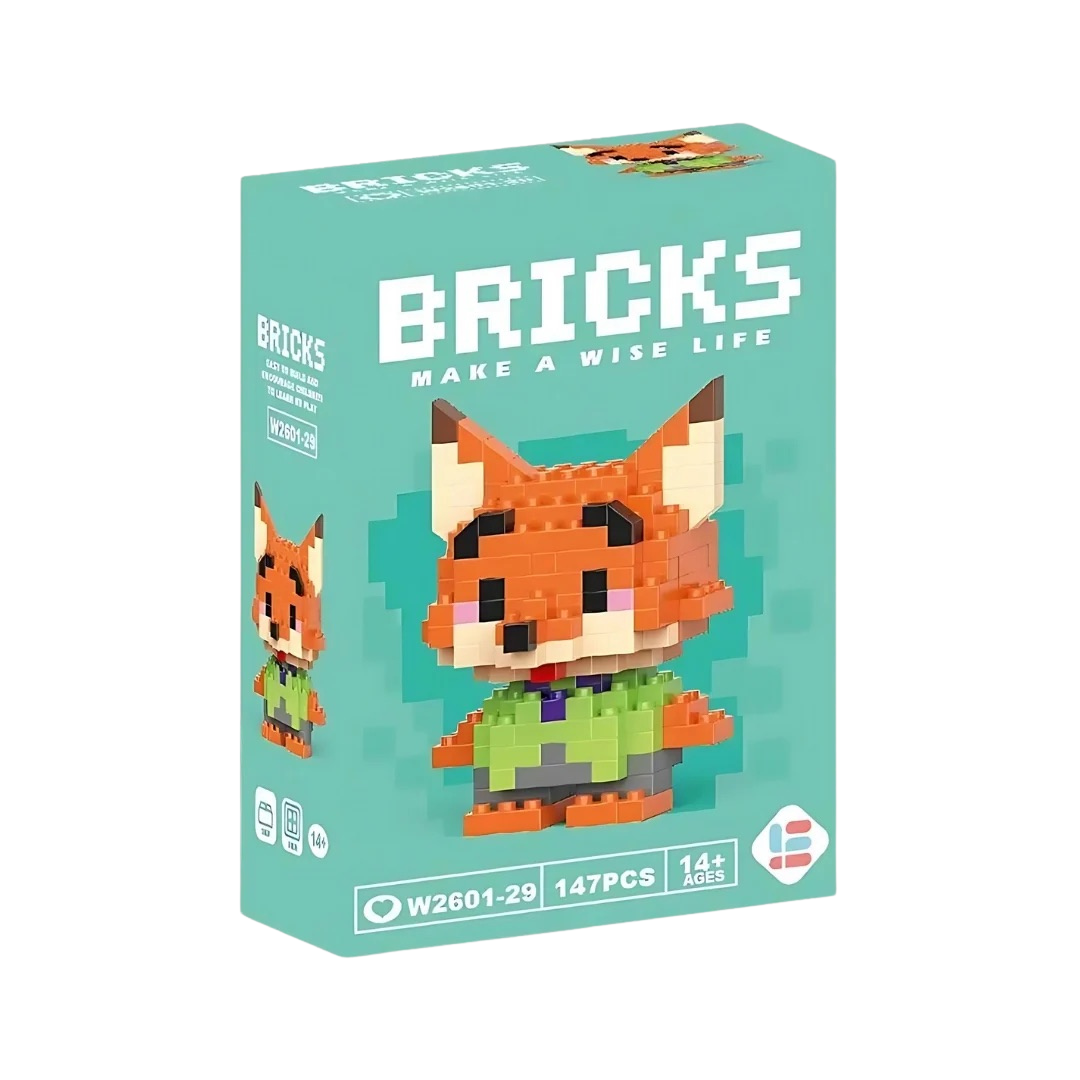 Nick Wilde LEGO Bricks Seti (DIY – Kendin Yap)