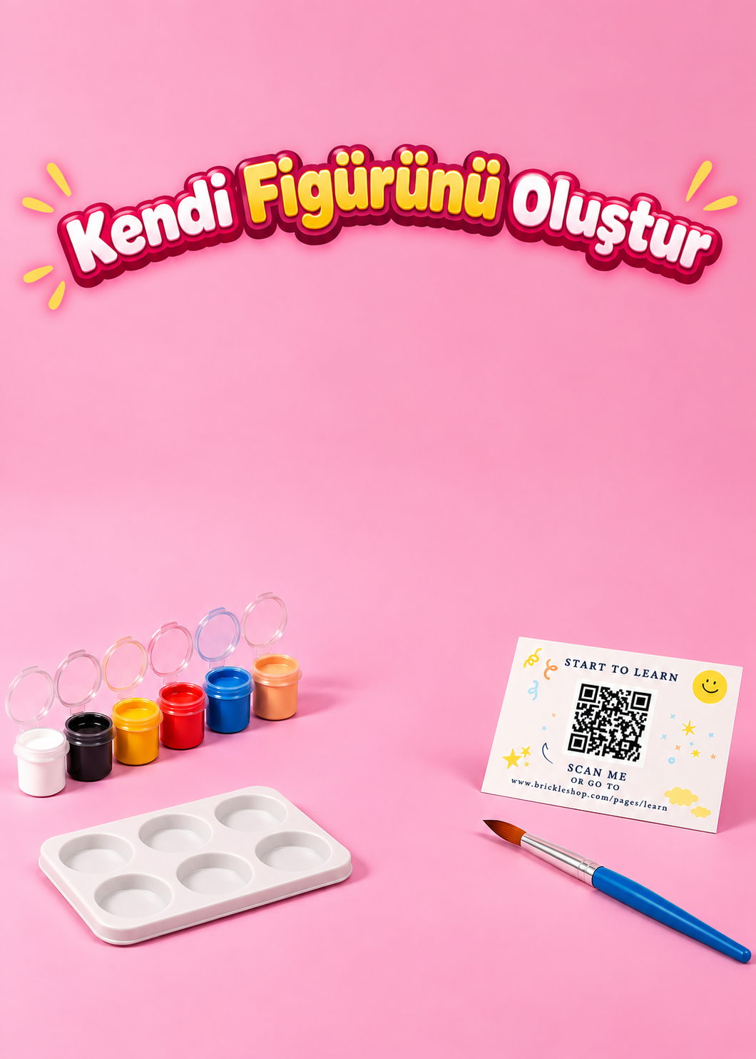 Kendi MiniMe'ni Tasarla - 3D Figür Boyama Seti