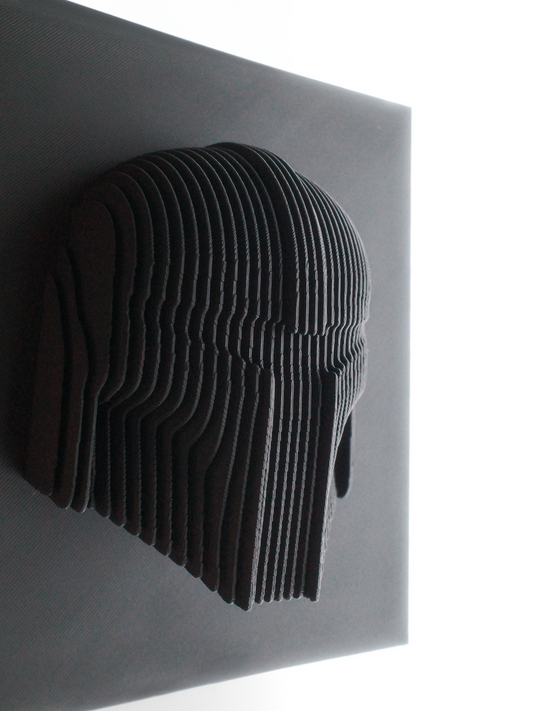 3D Katmanlı Mandalorian Mask Sanat Tablosu