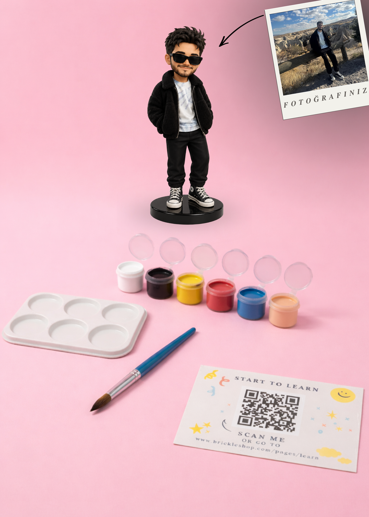 Kişiye Özel MiniMe - 3D Figür Boyama Seti