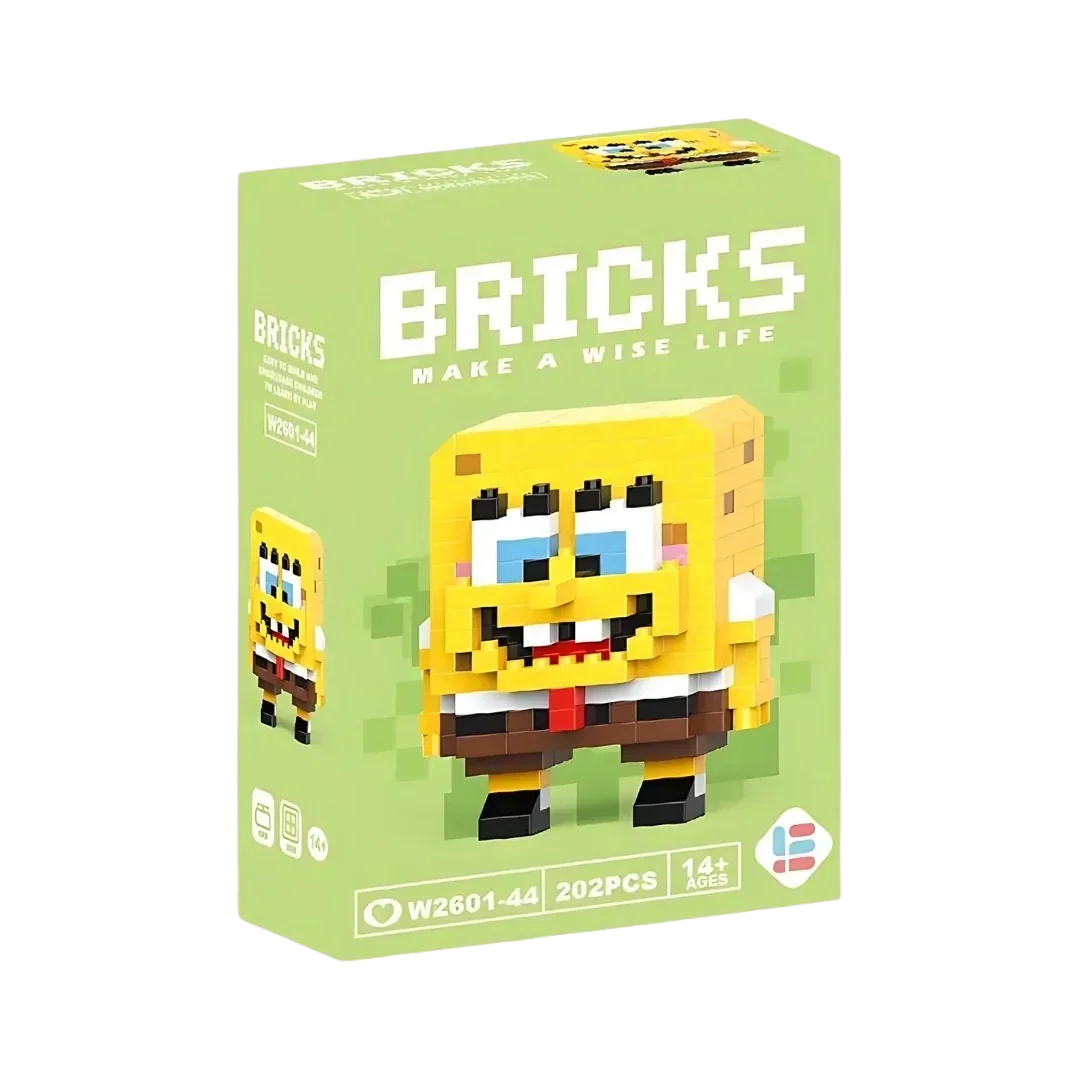 Sponge Bob LEGO Bricks Seti (DIY – Kendin Yap)