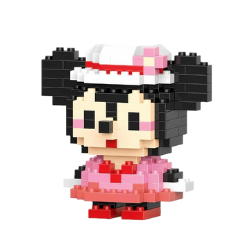 Minnie Mouse LEGO Bricks Seti (DIY – Kendin Yap)