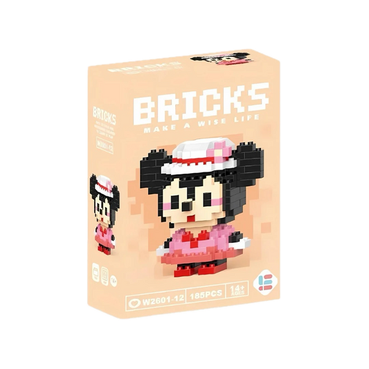 Minnie Mouse LEGO Bricks Seti (DIY – Kendin Yap)