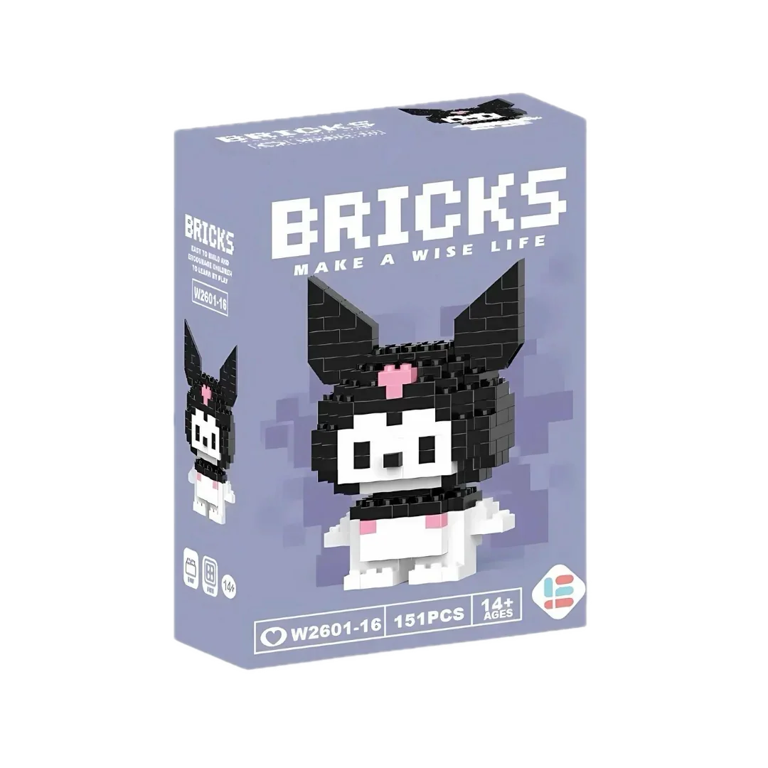 Kuromi Bricks Seti (DIY – Kendin Yap)