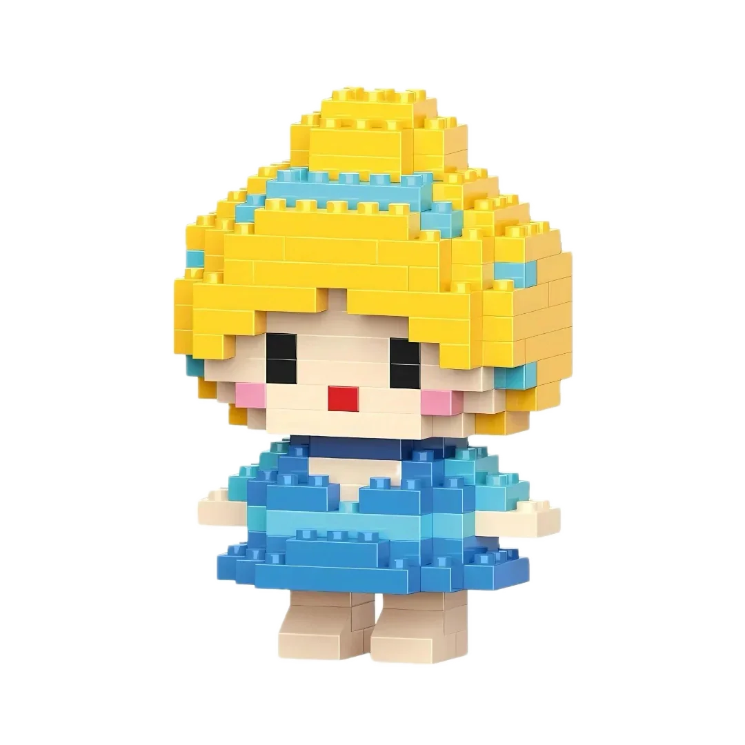 Cinderella Bricks Seti (DIY – Kendin Yap)