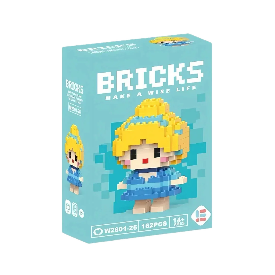 Cinderella Bricks Seti (DIY – Kendin Yap)