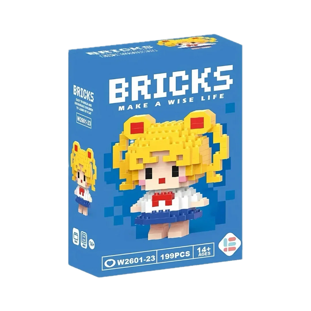Usagi Tsukino Bricks Seti (DIY – Kendin Yap)