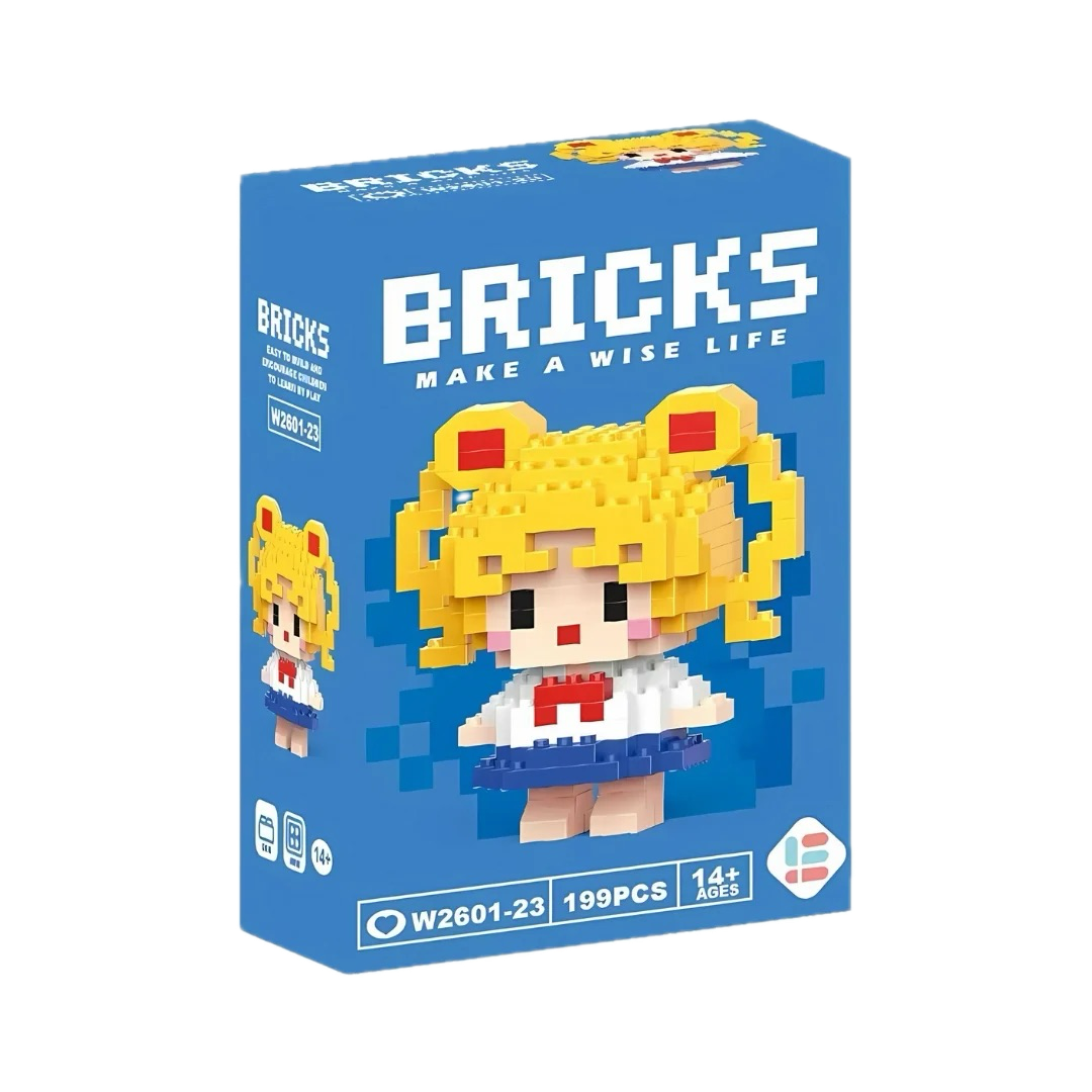 Usagi Tsukino Bricks Seti (DIY – Kendin Yap)