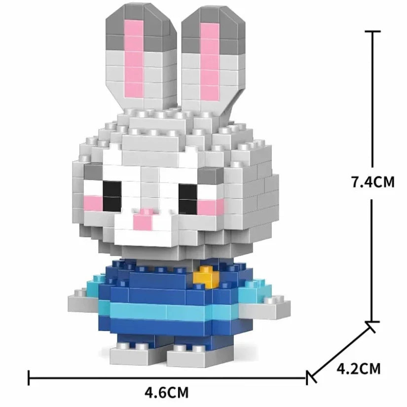 Judy Hopps LEGO Bricks Seti (DIY – Kendin Yap)