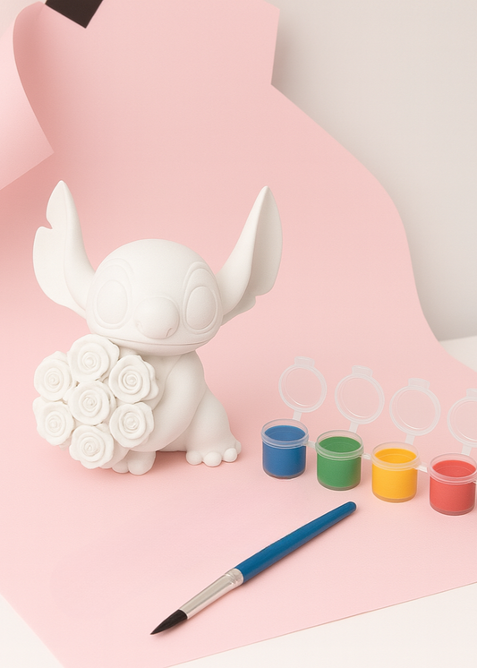 Stitch Figür Boyama Seti – Figür, Fırça ve Boyalar Dahil