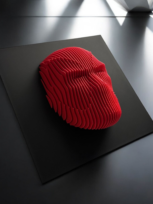 3D Katmanlı Deadpool Mask Sanat Tablosu